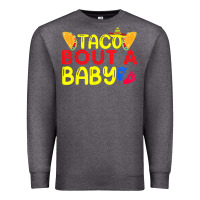 Charcoal Heather taco bout a baby pregnancy announcement cinco de mayo party t shirt Premium Sweatshirt - linhVisuals