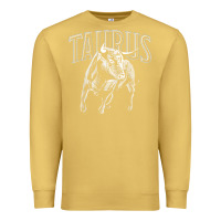 Antique Gold taurus zodiac sign horoscope may astrology t shirt Premium Sweatshirt - linhVisuals