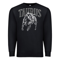 Black taurus zodiac sign horoscope may astrology t shirt Premium Sweatshirt - linhVisuals