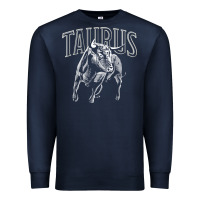 Navy taurus zodiac sign horoscope may astrology t shirt Premium Sweatshirt - linhVisuals