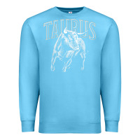 Ocean Blue taurus zodiac sign horoscope may astrology t shirt Premium Sweatshirt - linhVisuals