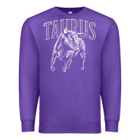 Purple taurus zodiac sign horoscope may astrology t shirt Premium Sweatshirt - linhVisuals
