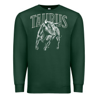Sports Green taurus zodiac sign horoscope may astrology t shirt Premium Sweatshirt - linhVisuals