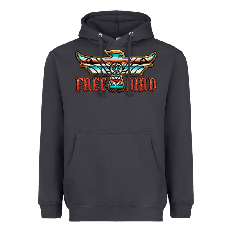 Thunderbird Free Bird Heavyweight Hoodie by JahusDesignShop | Teevron