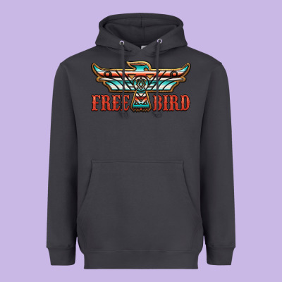 Thunderbird Free Bird Heavyweight Hoodie Designed By Jahusdesignshop