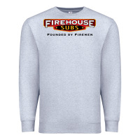 Heather Grey firehouse subs Premium Sweatshirt - linhVisuals