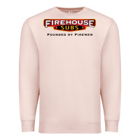 Pale Pink firehouse subs Premium Sweatshirt - linhVisuals