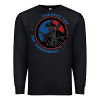 Black american patriot Premium Sweatshirt - linhVisuals