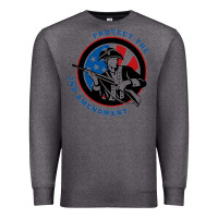 Charcoal Heather american patriot Premium Sweatshirt - linhVisuals