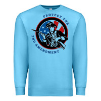 Ocean Blue american patriot Premium Sweatshirt - linhVisuals