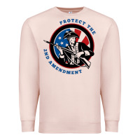 Pale Pink american patriot Premium Sweatshirt - linhVisuals