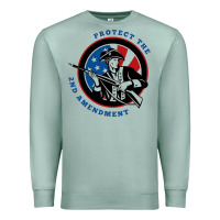 Seafoam american patriot Premium Sweatshirt - linhVisuals
