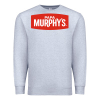 Heather Grey papa murphy's Premium Sweatshirt - linhVisuals