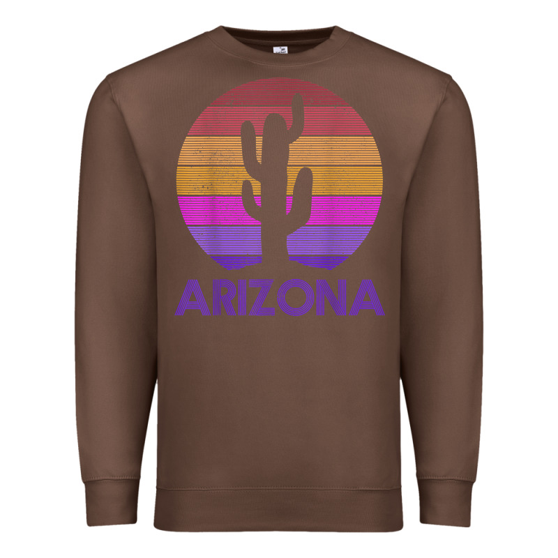Arizona   Vintage Retro Cactus Souvenir Gift T Shirt Premium Sweatshirt by linhVisuals | Teevron