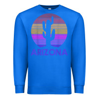 True Royal arizona   vintage retro cactus souvenir gift t shirt Premium Sweatshirt - linhVisuals