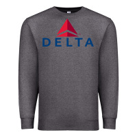Charcoal Heather DELTA Premium Sweatshirt - linhVisuals
