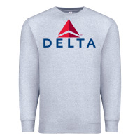 Heather Grey DELTA Premium Sweatshirt - linhVisuals