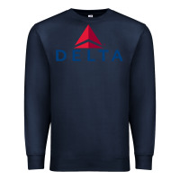 Navy DELTA Premium Sweatshirt - linhVisuals