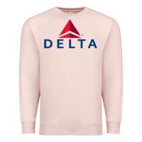 Pale Pink DELTA Premium Sweatshirt - linhVisuals