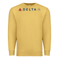 Antique Gold DELTA SKY TEAM Premium Sweatshirt - linhVisuals