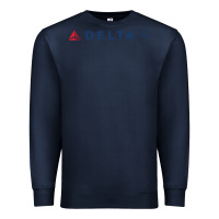 Navy DELTA SKY TEAM Premium Sweatshirt - linhVisuals