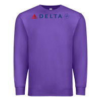 Purple DELTA SKY TEAM Premium Sweatshirt - linhVisuals