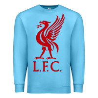 Ocean Blue LIVERPOOL TEAM Premium Sweatshirt - linhVisuals