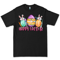 Black Happy Easter Nurse eggs Easter Day Premium Tee - CowGirlArtShop