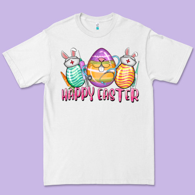 Happy Easter Nurse Eggs Easter Day Premium Tee Designed By Cowgirlartshop