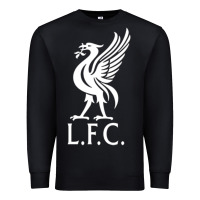 Black LIVERPOOL CLUB Premium Sweatshirt - linhVisuals