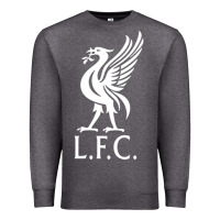 Charcoal Heather LIVERPOOL CLUB Premium Sweatshirt - linhVisuals