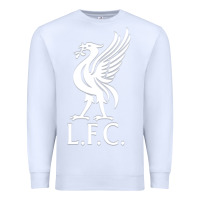 White LIVERPOOL CLUB Premium Sweatshirt - linhVisuals
