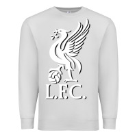 Dove Grey LIVERPOOL CLUB POPULAR Premium Sweatshirt - linhVisuals