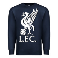 Navy LIVERPOOL CLUB POPULAR Premium Sweatshirt - linhVisuals