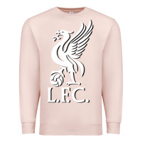 Pale Pink LIVERPOOL CLUB POPULAR Premium Sweatshirt - linhVisuals
