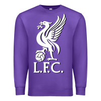 Purple LIVERPOOL CLUB POPULAR Premium Sweatshirt - linhVisuals
