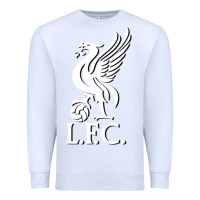 White LIVERPOOL CLUB POPULAR Premium Sweatshirt - linhVisuals