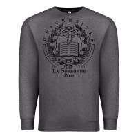 Charcoal Heather universite paris la sorbonne Premium Sweatshirt - linhVisuals
