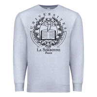 Heather Grey universite paris la sorbonne Premium Sweatshirt - linhVisuals