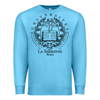 Ocean Blue universite paris la sorbonne Premium Sweatshirt - linhVisuals