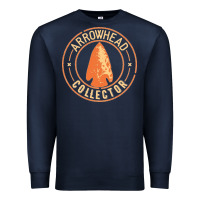 Navy arrowhead collector essential Premium Sweatshirt - linhVisuals