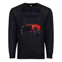 Black mountain explorer Premium Sweatshirt - linhVisuals