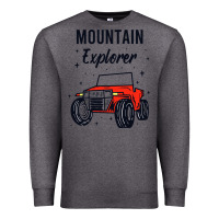 Charcoal Heather mountain explorer Premium Sweatshirt - linhVisuals