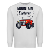 Dove Grey mountain explorer Premium Sweatshirt - linhVisuals