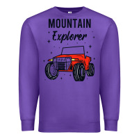 Purple mountain explorer Premium Sweatshirt - linhVisuals
