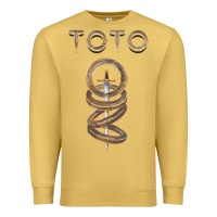 Antique Gold TOTO ROCK Premium Sweatshirt - linhVisuals
