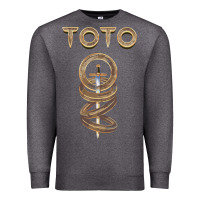 Charcoal Heather TOTO ROCK Premium Sweatshirt - linhVisuals