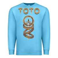 Ocean Blue TOTO ROCK Premium Sweatshirt - linhVisuals