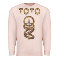 Pale Pink TOTO ROCK Premium Sweatshirt - linhVisuals