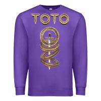 Purple TOTO ROCK Premium Sweatshirt - linhVisuals